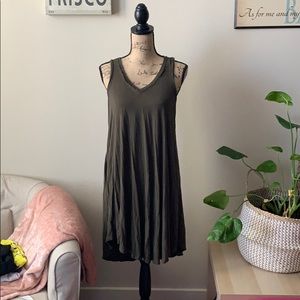 Olive Green Dress